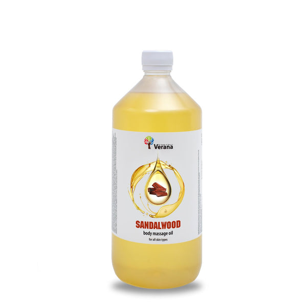 Verana 100% natürliches Massageöl Sandelholz 1L