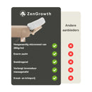 ZenGrowth Serenza Mikrofaser-Kopfstützenbezug weiß (2x)