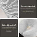 Frottee-Kopfstützenbezug Weiß ZENGROWTH