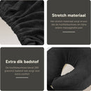 Frottee-Kopfstützenbezug Schwarz ZENGROWTH