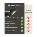 Frottee-Kopfstützenbezug Schwarz ZENGROWTH