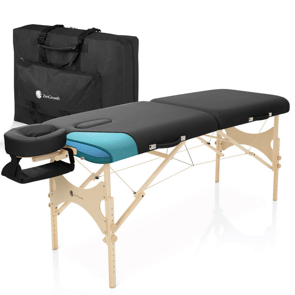 Zweite Chance ZENGROWTH Massageliege Belverde 2.0 Schwarz 71cm