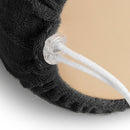 Frottee-Knierollenbezug Schwarz