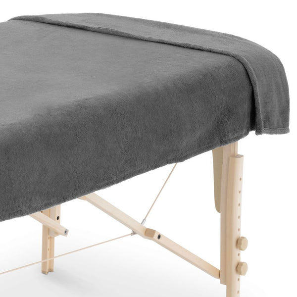 ZenGrowth Serenza Mikrofaserdecke 100 x 220 cm grau