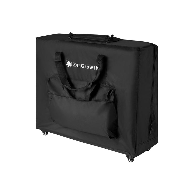 ZenGrowth Oslo klappbare Massageliege 71 cm Schwarz