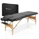 ZENGROWTH Massageliege Economy Flat Schwarz