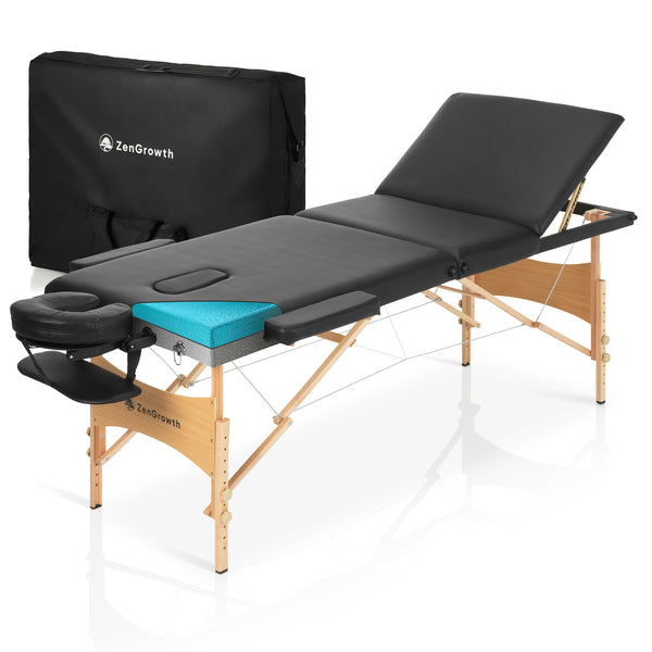 Second Chance ZENGROWTH Massageliege Economy Schwarz
