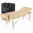 ZENGROWTH Klappbarer Massagetisch Nimman Beige 71cm