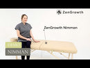 ZENGROWTH Klappbarer Massagetisch Nimman Beige 71cm