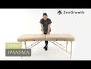 ZenGrowth Schwangerschaft-Massageliege Ipanema Braun 71cm