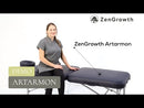 ZENGROWTH Massageliege Artarmon II Schwarz 71cm