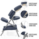 Second Chance ZENGROWTH Massagesessel Valo, faltbar, Marineblau