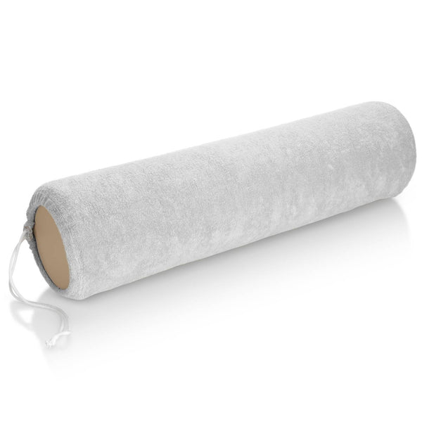 Frottee-Knierollenbezug Weiß