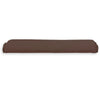 Frottee-Knierollen-Bezug halbrund 66cm Schokoladenbraun ZENGROWTH