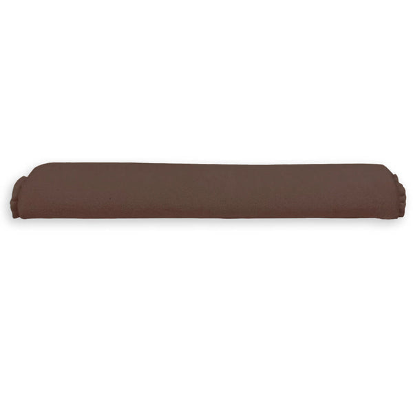 Frottee-Knierollen-Bezug halbrund 66cm Schokoladenbraun ZENGROWTH