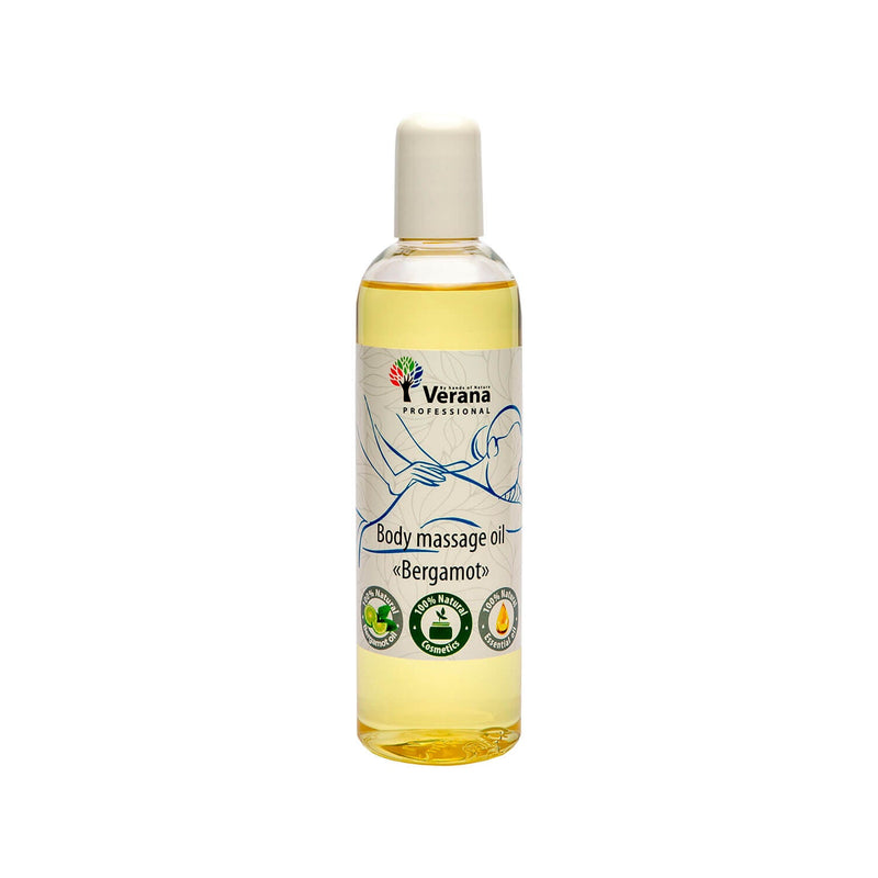 Verana 100% natürliches Massageöl Bergamotte 250ml